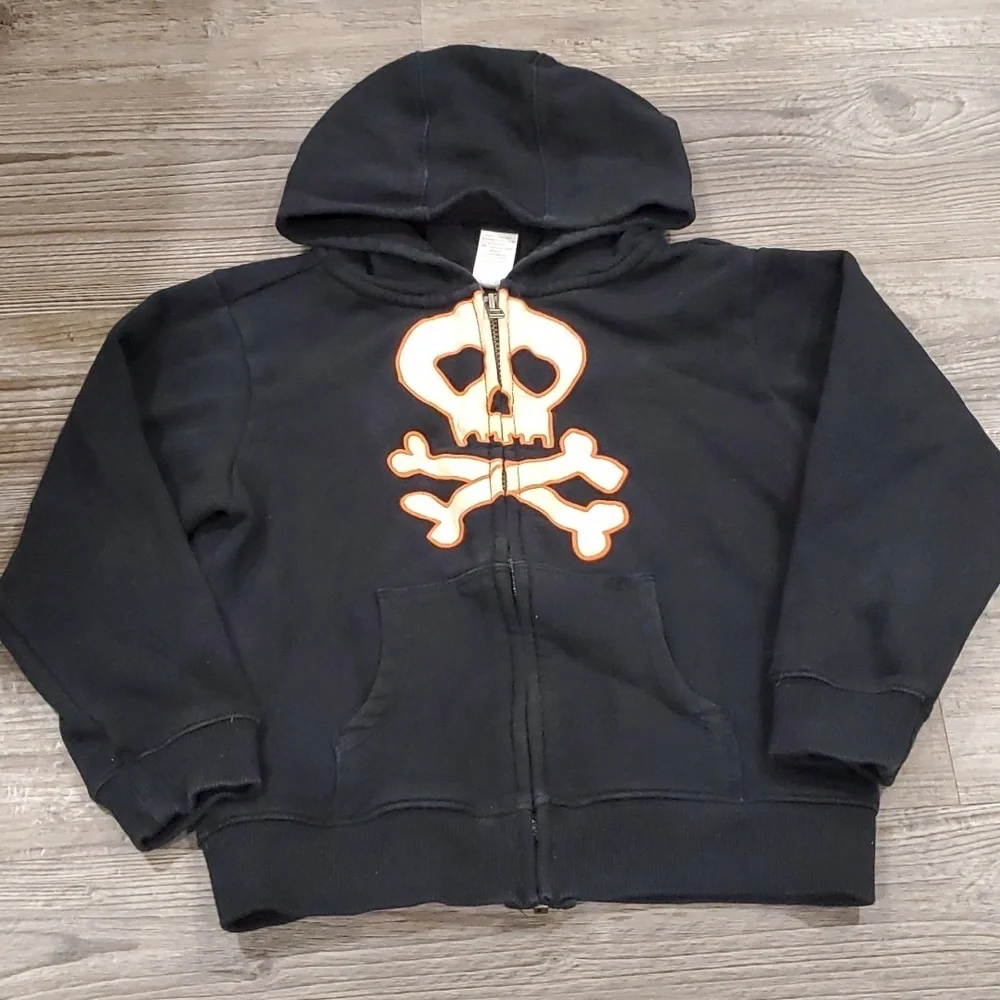 Gymboree Skeleton. Hooded Sweatshirt Size Small
